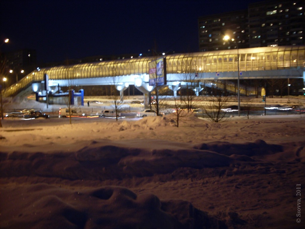 Переход вечером